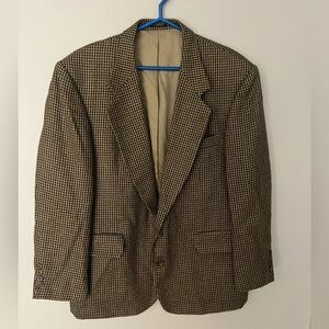Oscar De La Renta Sport Coat Blazer Houndstooth